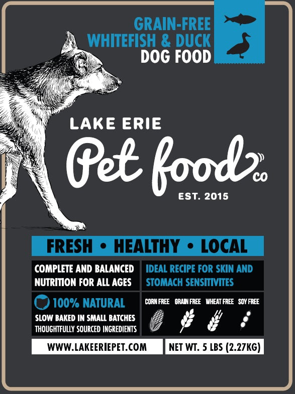 Whitefish & Duck Recipe (Grain Free) Dog Food Chief’s Treats and Pet Supplies