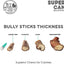 12" Standard Bully Sticks SuperCan Bully Sticks