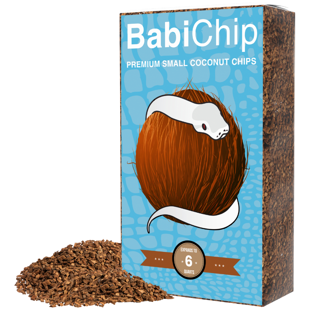 BabiChip Premium Small Sized Coconut Chips; Ready to Use 6 Quart Substrate ReptiChip LLC
