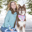 Hydrangea Haven Dog Bandana & Matching Keychain Dog Bandana Aria the Fox