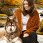 Foxes in Fall Dog Bandana & Matching Keychain Dog Bandana Aria the Fox