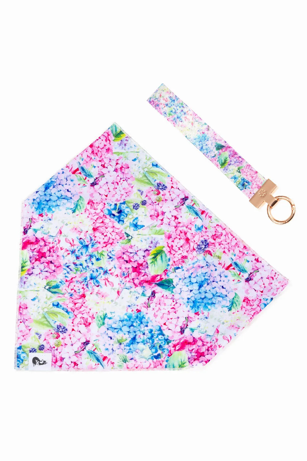 Hydrangea Haven Dog Bandana & Matching Keychain Dog Bandana Aria the Fox