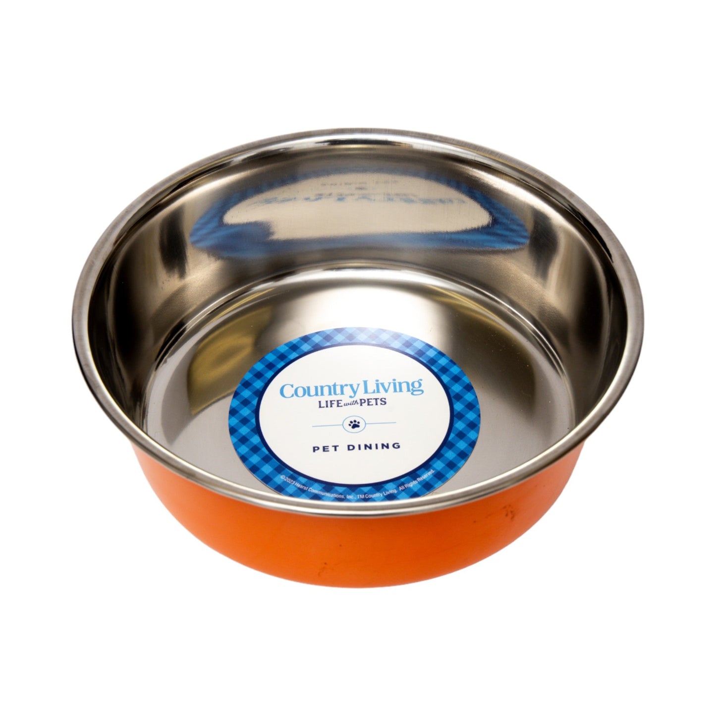 Country Living Set of 2 Heavy Gauge Stainless Steel Dog Bowls - Perfect for Food & Water Bowl American Pet Supplies