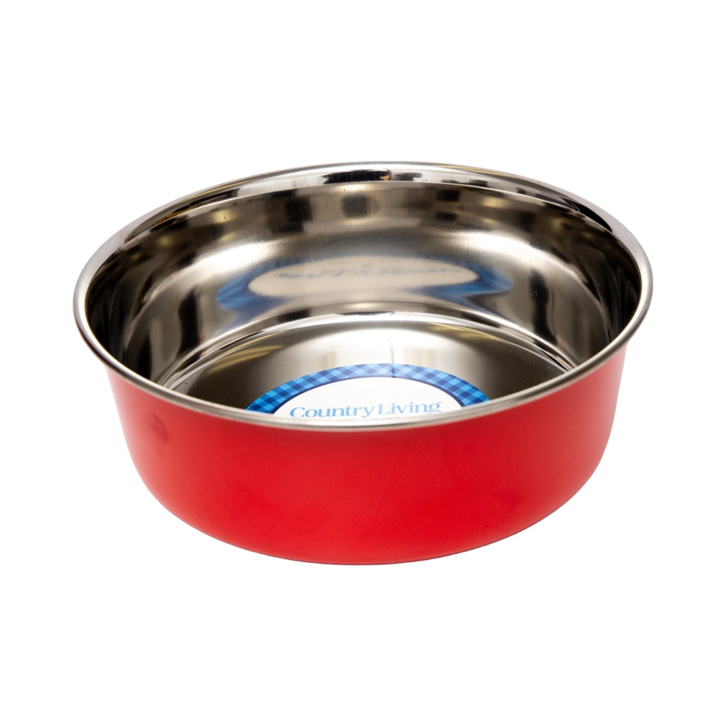 Country Living Set of 2 Heavy Gauge Stainless Steel Dog Bowls - Perfect for Food & Water Bowl American Pet Supplies