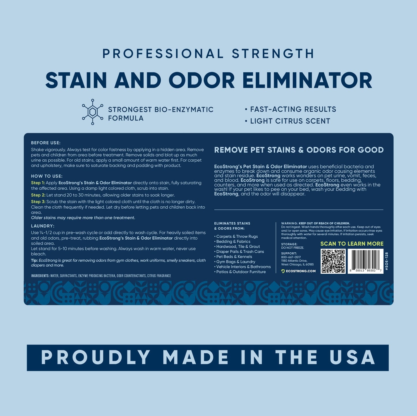 Pet Stain and Odor Eliminator Pet & Animal > Pet Stain & Odor EcoStrong