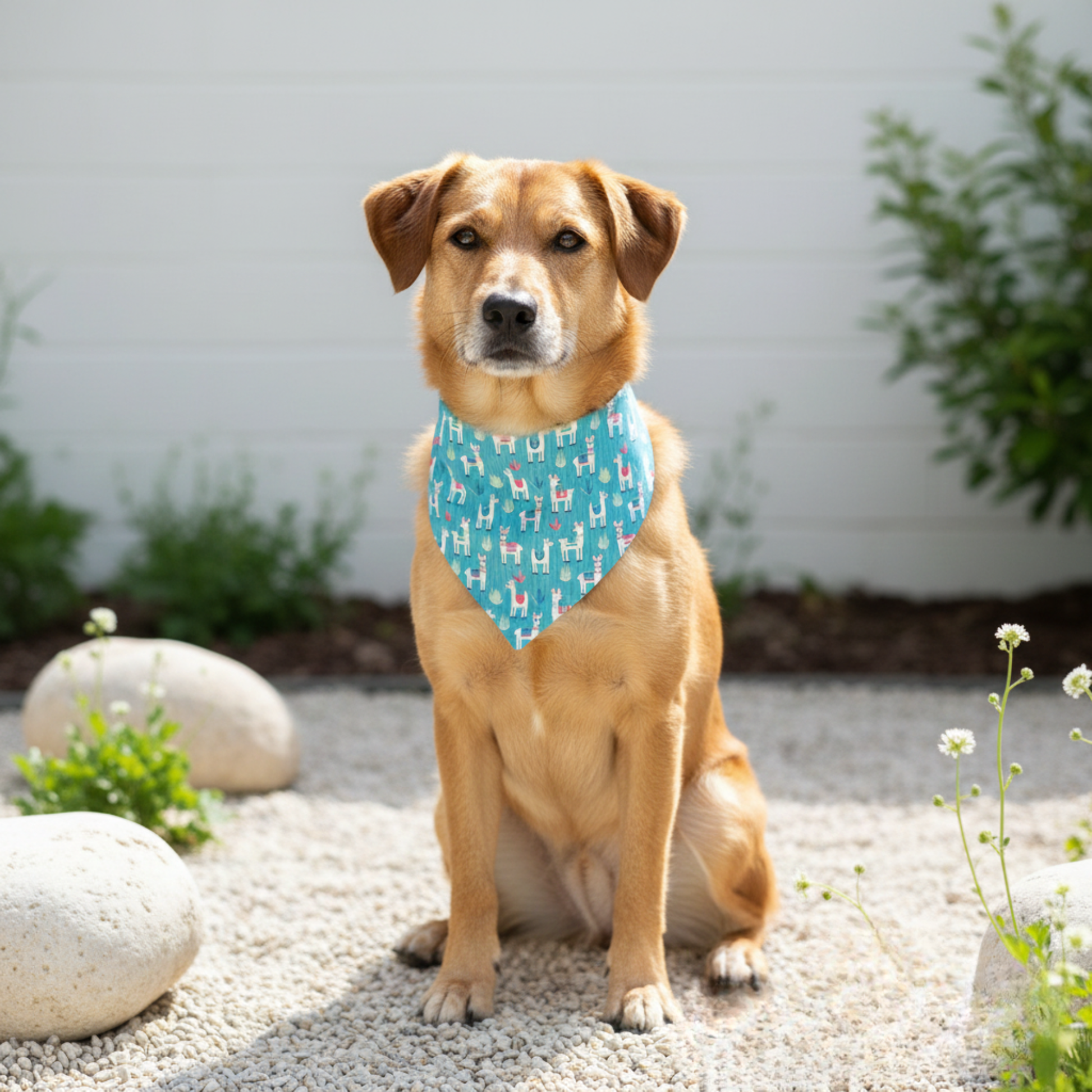 Llama Dog Bandana Dog Bandana Happy Tails Outfitters