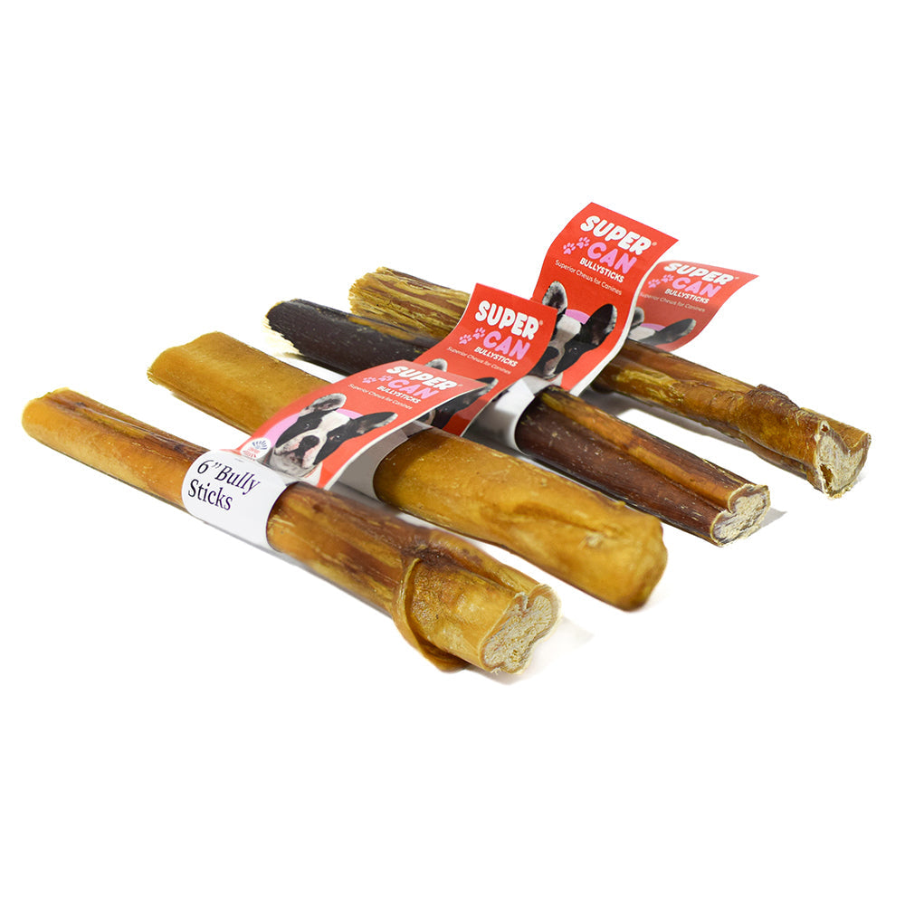 6" Jumbo Bully Sticks (10-Pack) SuperCan Bully Sticks