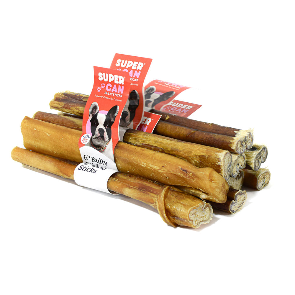 6" Jumbo Bully Sticks (10-Pack) SuperCan Bully Sticks