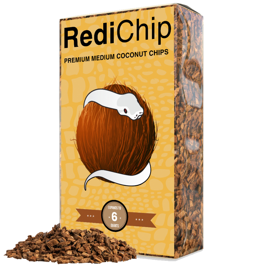 RediChip Premium Medium Sized Coconut Chips; Ready to Use 6 Quart Substrate ReptiChip LLC