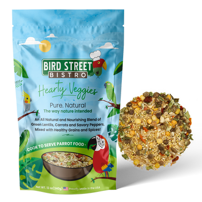 Hearty Veggies 12 oz Parrot Food Bird Street Bistro
