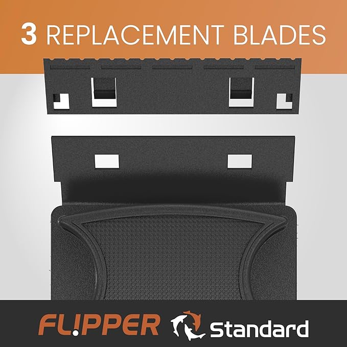 Flipper Standard ABS Replacement Blades 3 Pack - Acrylic Tanks Replacement Blades Flipper Aquarium Products