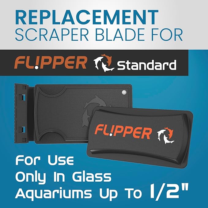 Flipper Standard ABS Replacement Blades 3 Pack - Acrylic Tanks Replacement Blades Flipper Aquarium Products