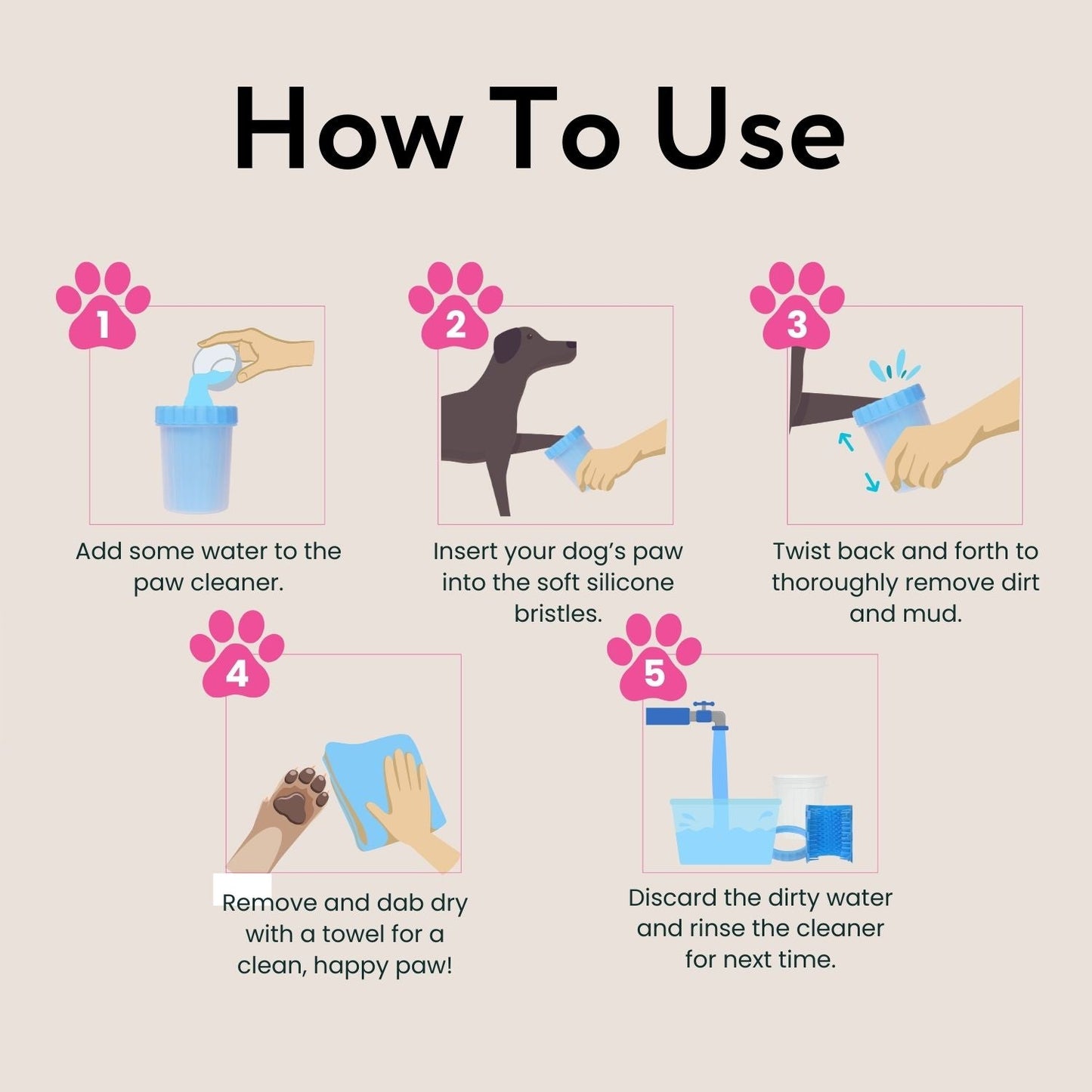 Dog Paw Washer and Cleaner Paw Cleaner Pet N Pet ®