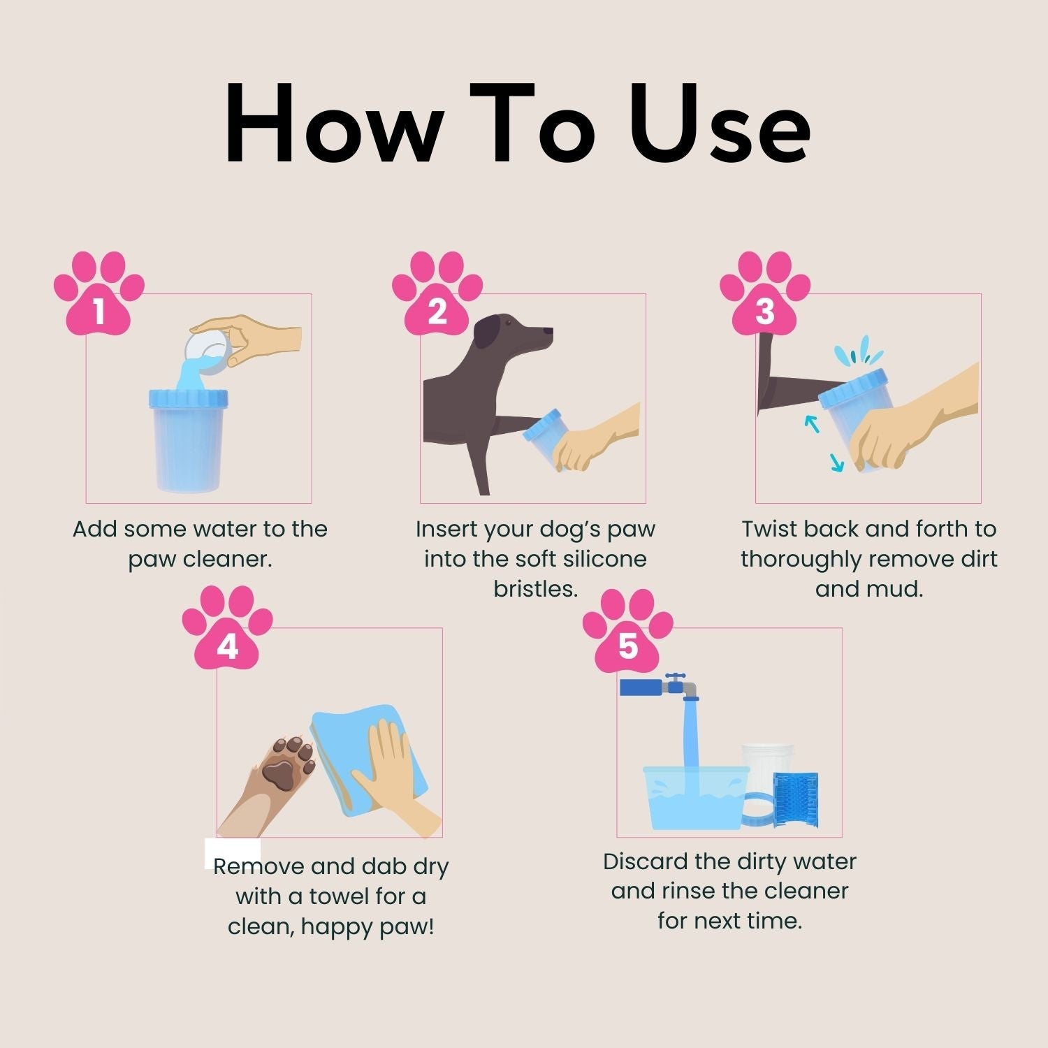 Dog Paw Washer and Cleaner Paw Cleaner Pet N Pet ®