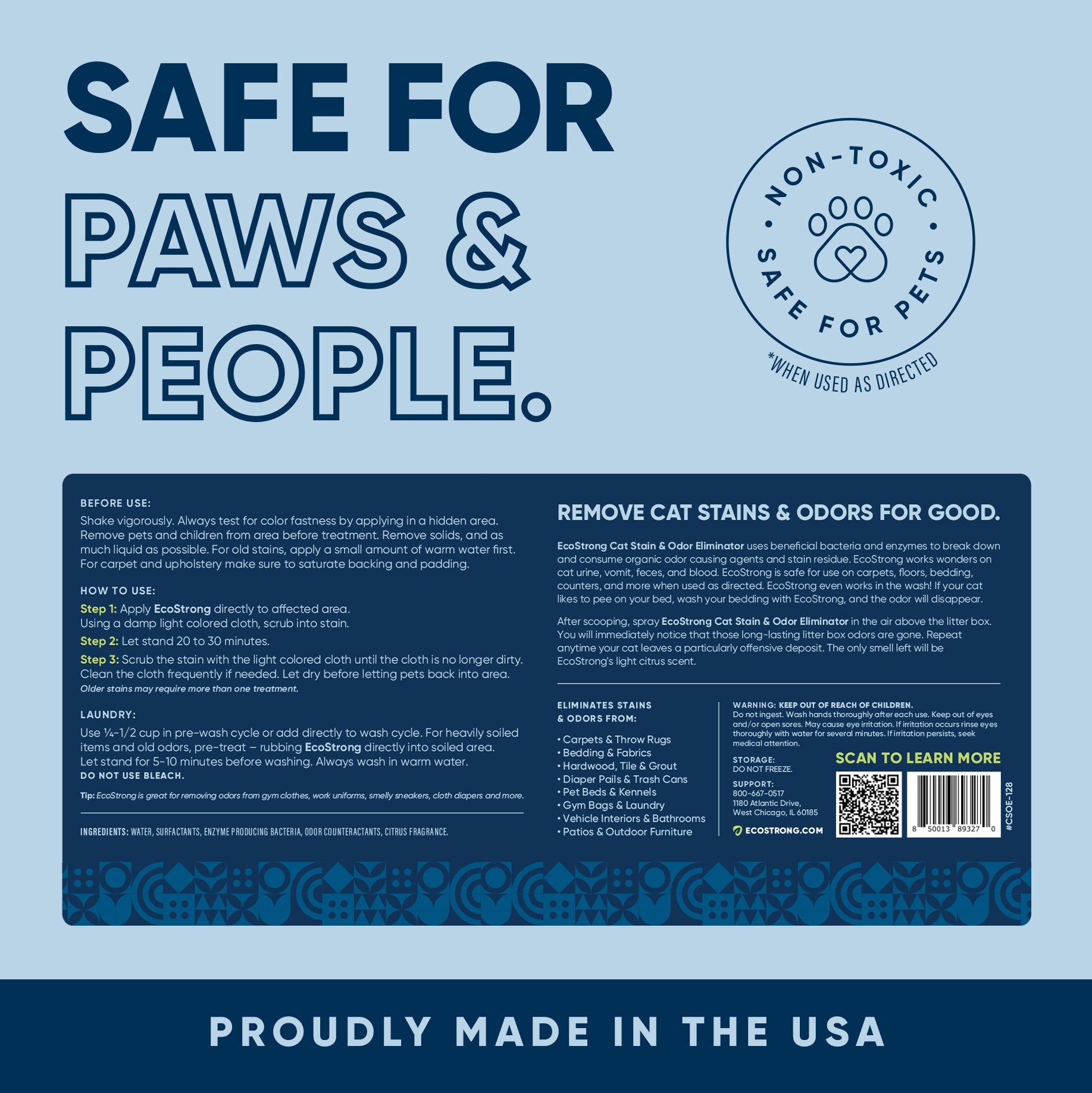 Cat Stain and Odor Eliminator Pet & Animal > Cat Stain & Odor EcoStrong