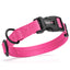Nylon Flat Dog Collar Hot Pink Dog Collars Dogline