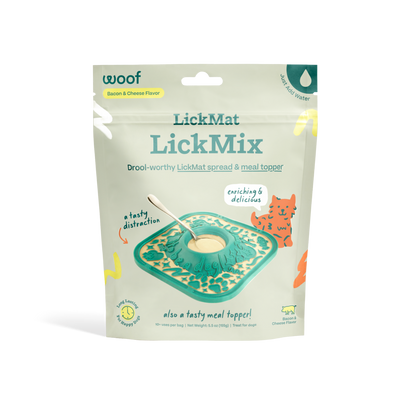 LickMat LickMix - Bacon & Cheese Woof