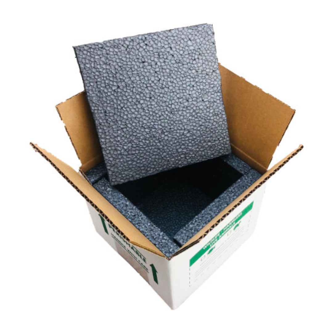 Live Animal Carbon Insulated Shipping Boxes 7x7x6 - 15 pack Shipping ReptiChip LLC