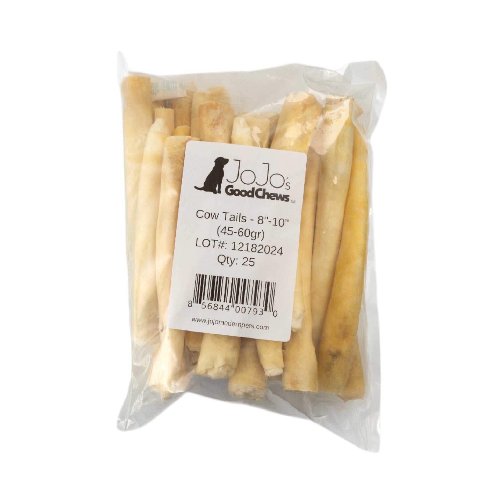 All-Natural Cow Tail Dog Treats – Premium Chews for Healthy Teeth & Gums – 8"-10" Inches (25/Case) Dog Treats American Pet Supplies