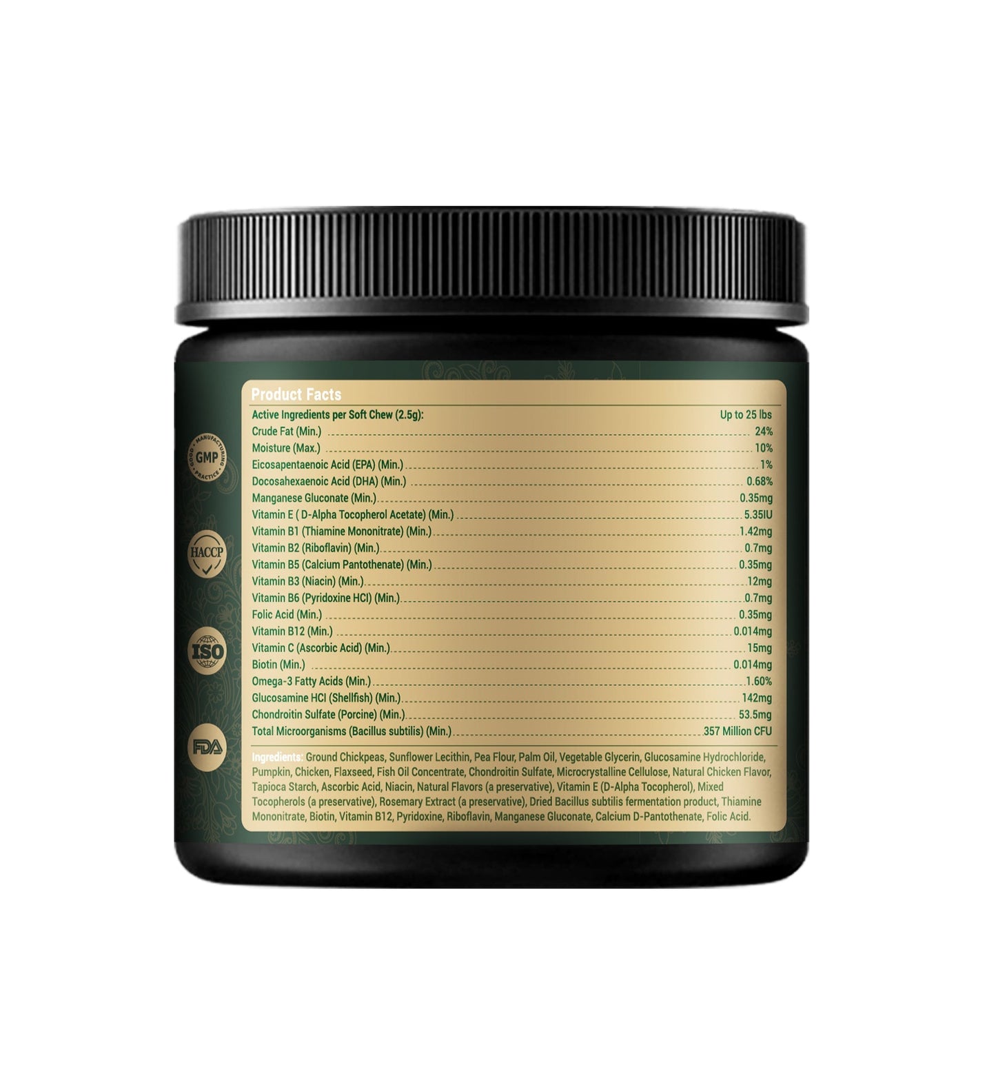 8-in-1 Daily Multivitamin Bites for Dogs – All-in-One Health Support, 120 Soft Chews Supplements Barrow & Hound