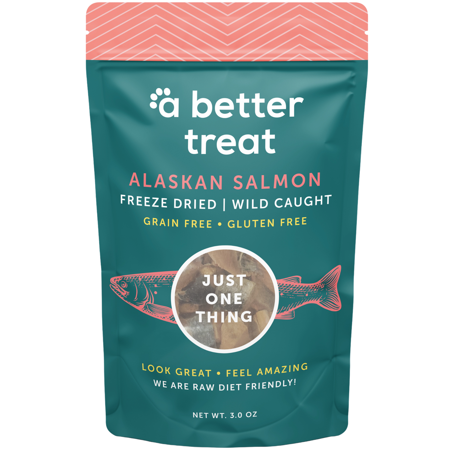 Freeze Dried Wild Caught Salmon Dog and Cat Treats A Better Treat