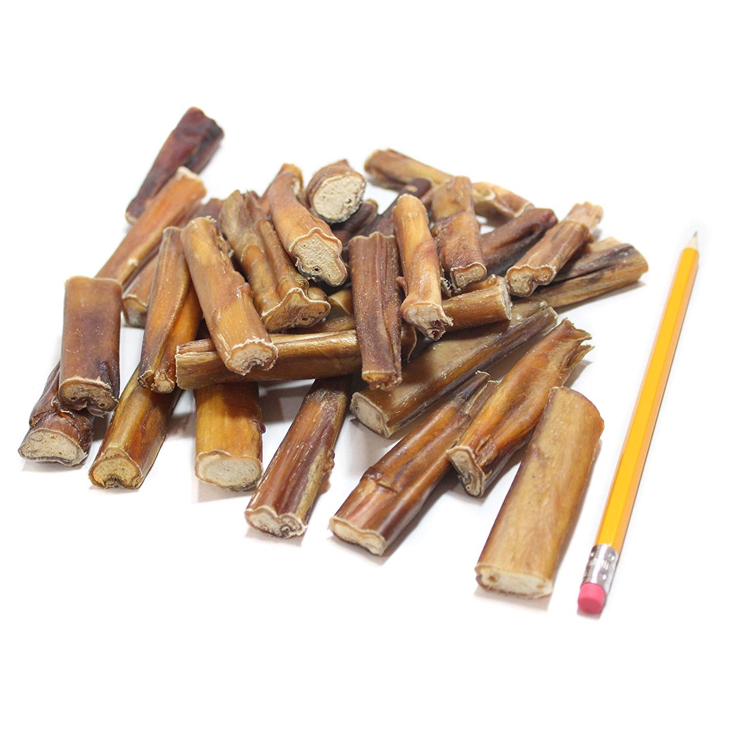 3"-5" Super Bully Bites 8oz bag Bully Sticks for Dogs SuperCan Bully Sticks
