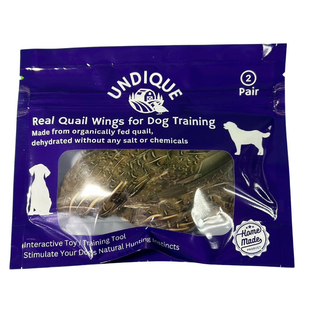 Real Quail Wings for Dog Training 2 Pair Default Title Quailz.com by Undique LLC