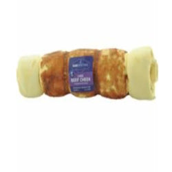 Barkworthies Dog Grain Free Beef Cheek Wrapped Chicken Medium Dog Treats Bones Bully Sticks and Natural Chews Barkworthies