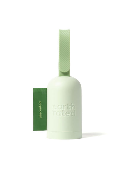 Earth Rated Poop Bag Dispenser with 15 bags Pet Waste Bag Dispenser Earth Rated