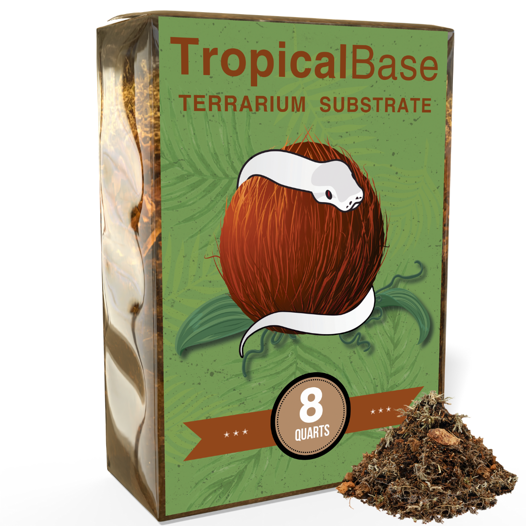 TropicalBase Terrarium Mix; Bioactive Ready to Use 8 Quart Substrate ReptiChip LLC