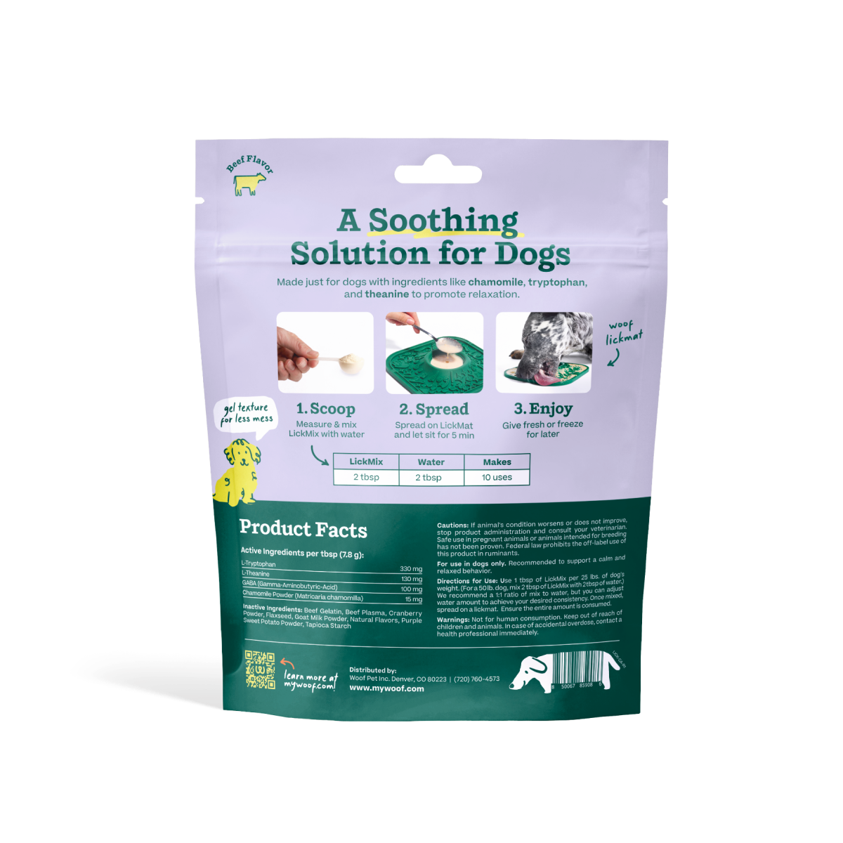 LickMat LickMix - Calming Woof