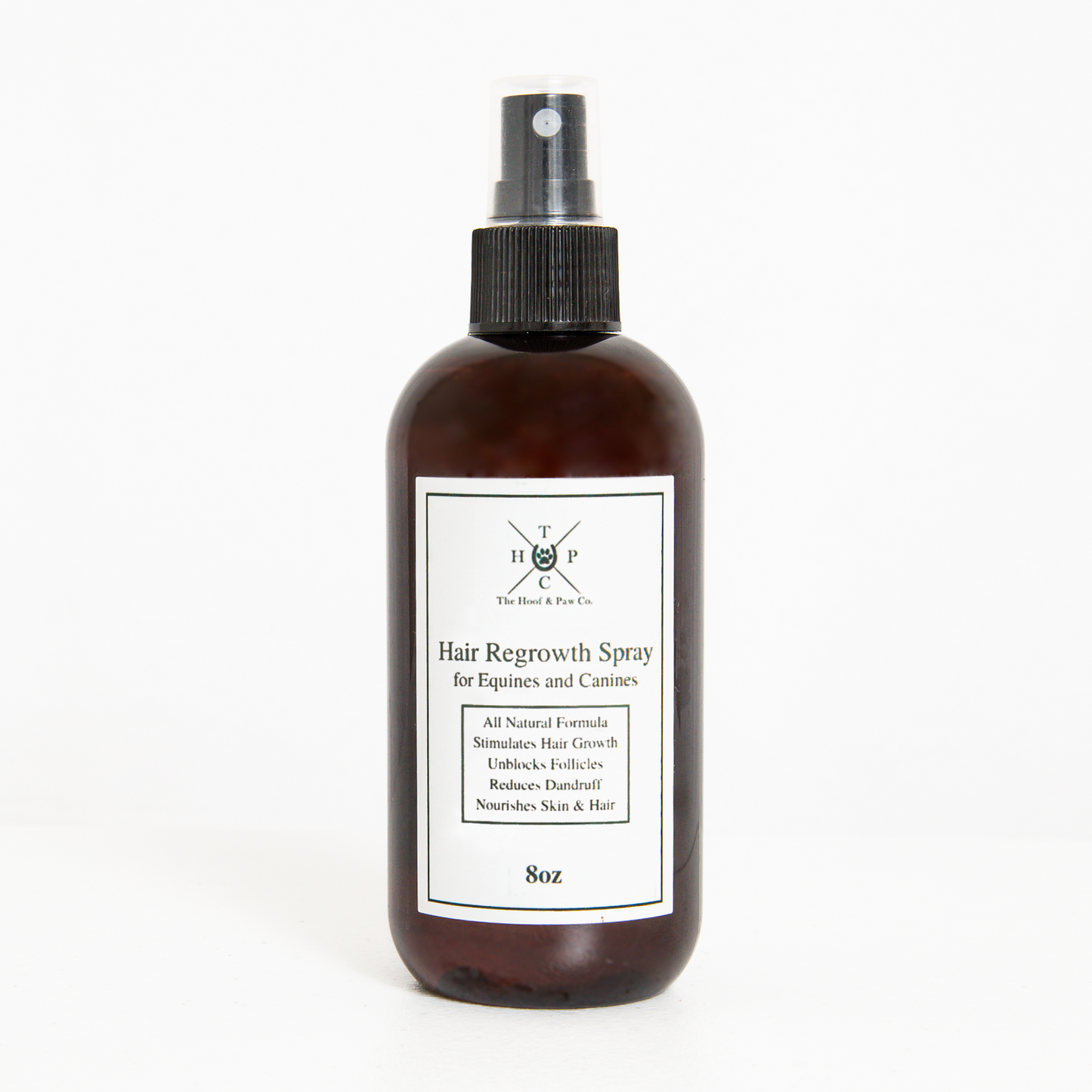 Hair Regrowth Spray for Dogs & Horses 8oz The Hoof & Paw Co.
