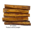 Bully Sticks 6" JUMBO | Very Low Odor | Pack of 5 | Grass-fed/Free-range Dog Treats Bones Bully Sticks and Natural Chews Chief’s Treats and Pet Supplies