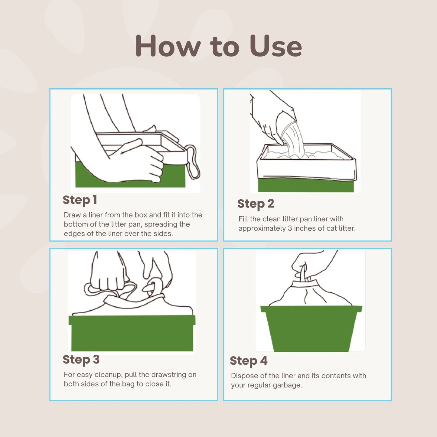 XL Cat Litter Box Liners Pet N Pet ®