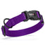 Nylon Flat Dog Collar Purple Dog Collars Dogline