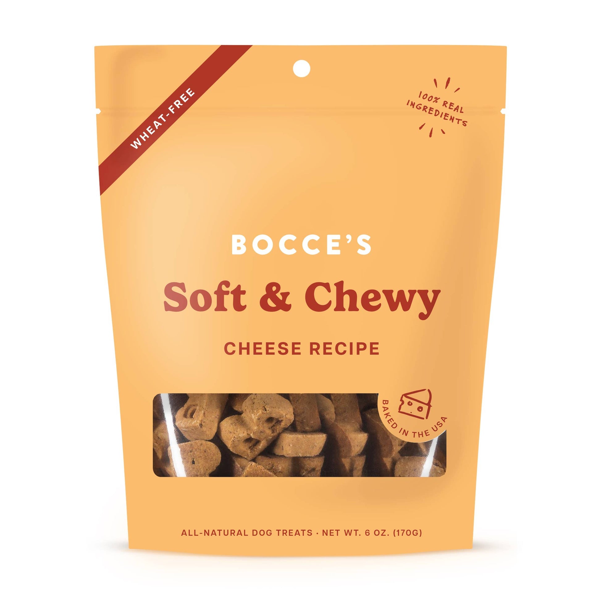 Bocce's Bakery Cheese Soft & Chewy Dog Treats 6oz Soft & Chewy Antelope Pets