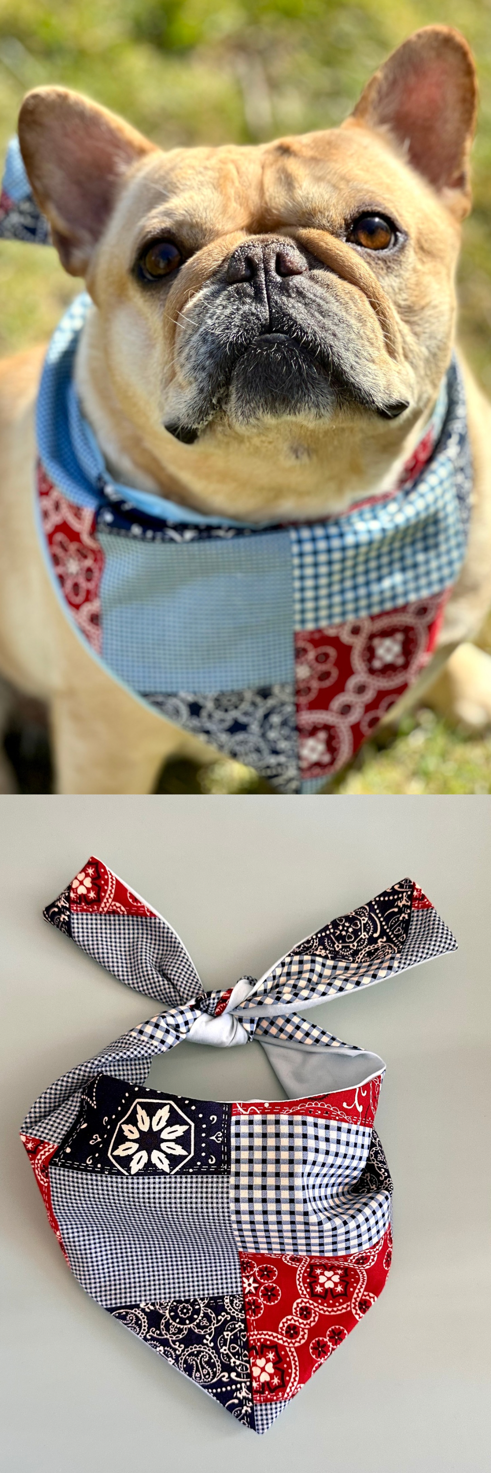Patchwork Dog Bandana Dog Bandana Happy Tails Outfitters