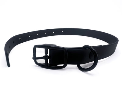 Biothane Collar by Chief Treats Black. Dog Collar Chief’s Treats and Pet Supplies