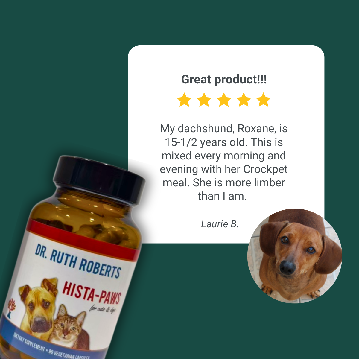 Arthri-Pawz – with Glucosamine for Cats and Dogs Joint Support Dr. Ruth Roberts