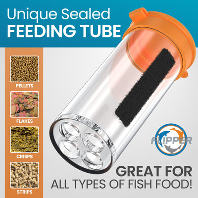Flipper Feed Aquarium Feeding Kit for Flipper Cleaners Flipper Accessories Flipper Aquarium Products