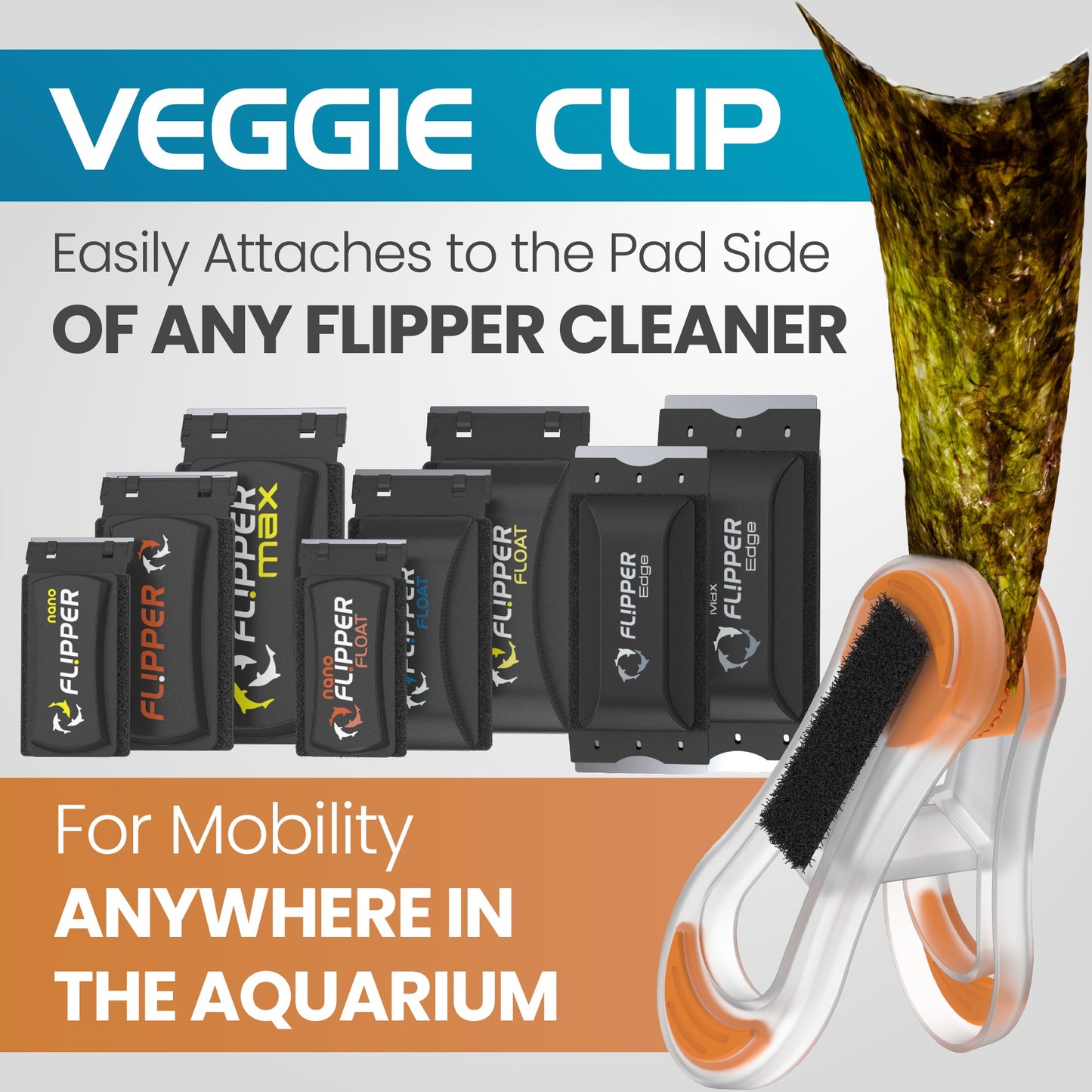Flipper Feed Aquarium Feeding Kit for Flipper Cleaners Flipper Accessories Flipper Aquarium Products
