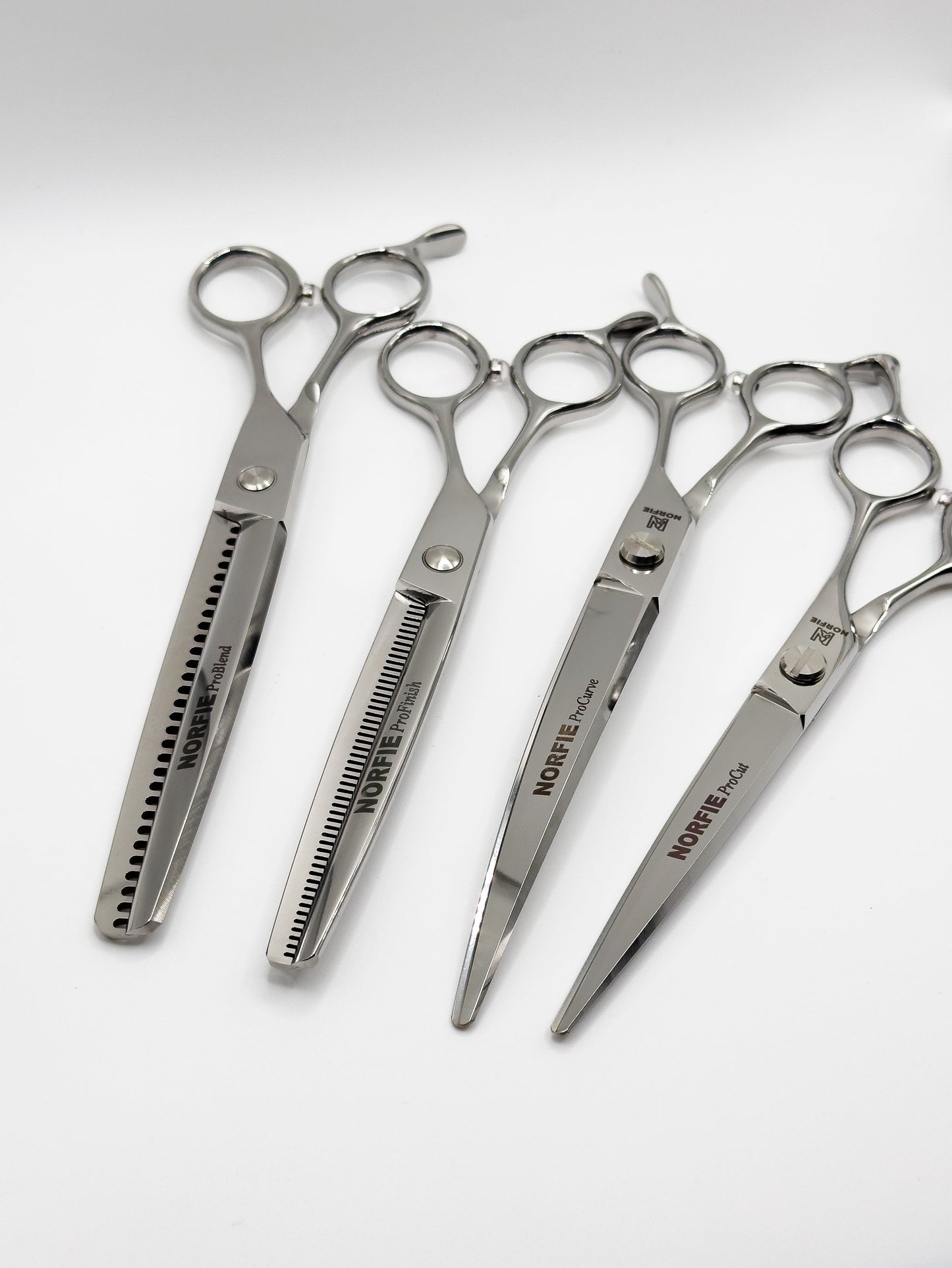 Norfie Pro Series 4-Piece VG10 Grooming Shear Set Scissor Norfie
