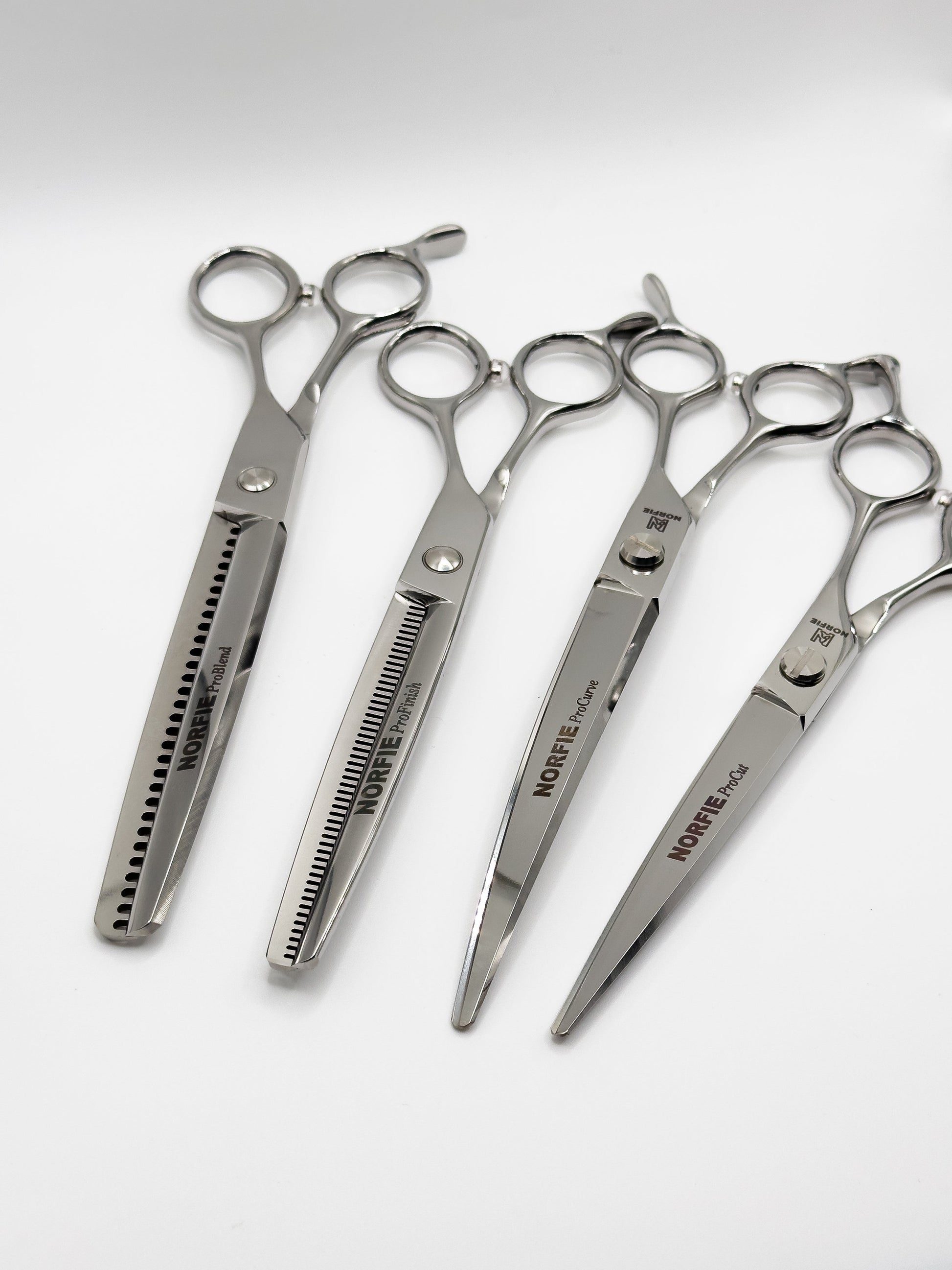 Norfie Pro Series 4-Piece VG10 Grooming Shear Set Scissor Norfie