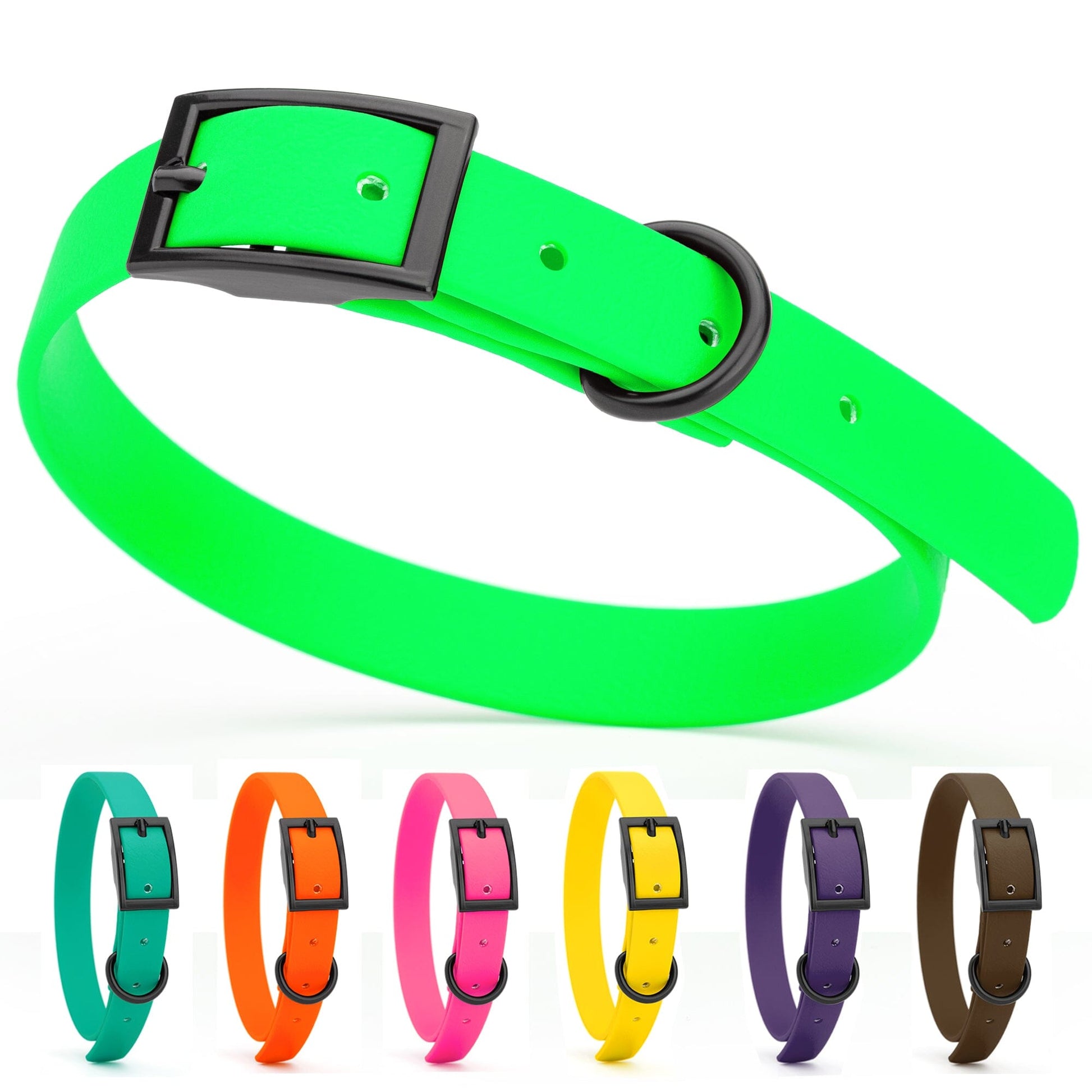 Biothane Waterproof Dog Collar - Small (12 to 15 inches) Dog Collar Dogline