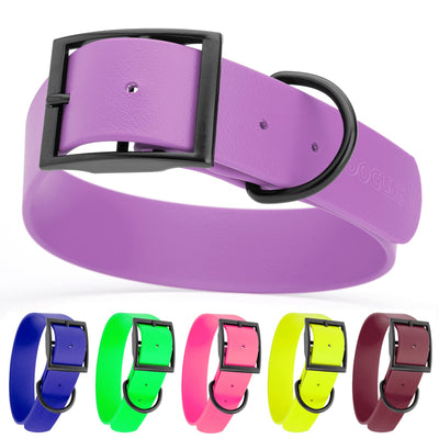 Biothane Waterproof Dog Collar - 1.5in Wide - XX-Large (24 to 28 inches) Dog Collar Dogline