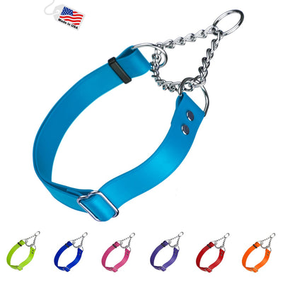 Biothane Adjustable Martingale Collar for Dogs Martingale Dog Collar Dogline