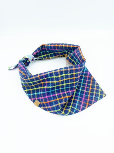 'Brett' Reversible Pet Bandana Pet M L Dog Bandana BESPOKE PAWS