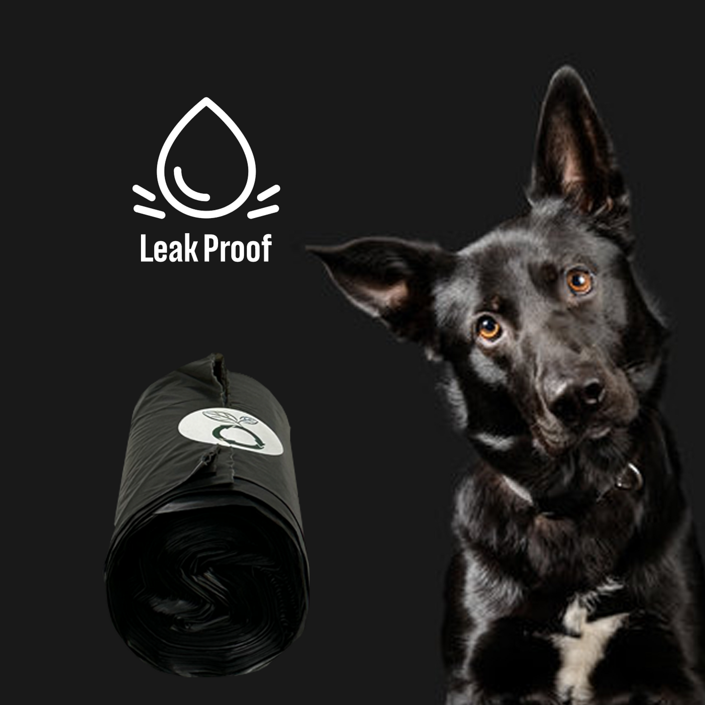 beyondGREEN Dog Waste Bags – Folded Rolls – Made in USA, Leak-Resistant, Extra-Strong Dog Waste Bags beyondGREEN biotech™