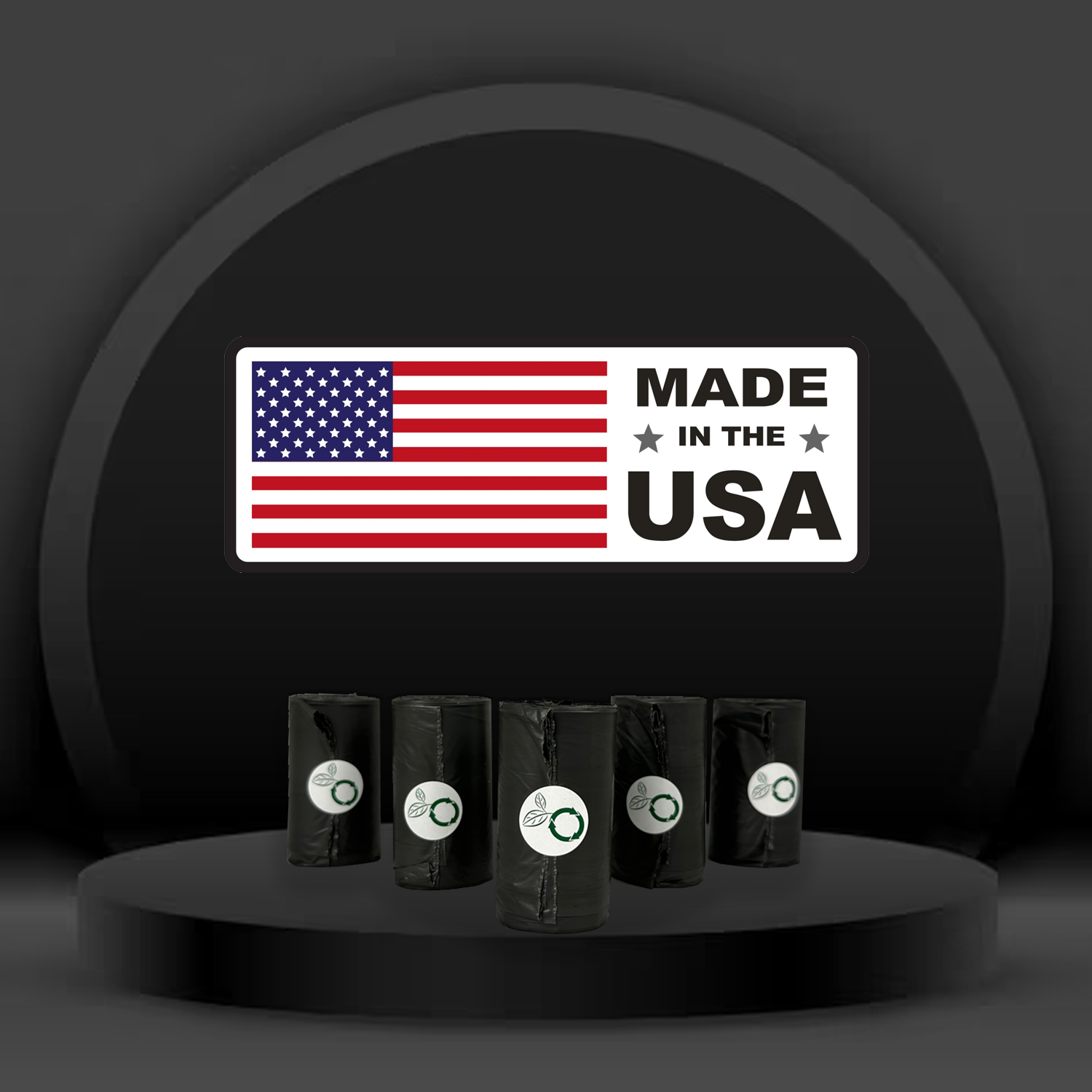 beyondGREEN Dog Waste Bags – Folded Rolls – Made in USA, Leak-Resistant, Extra-Strong Dog Waste Bags beyondGREEN biotech™