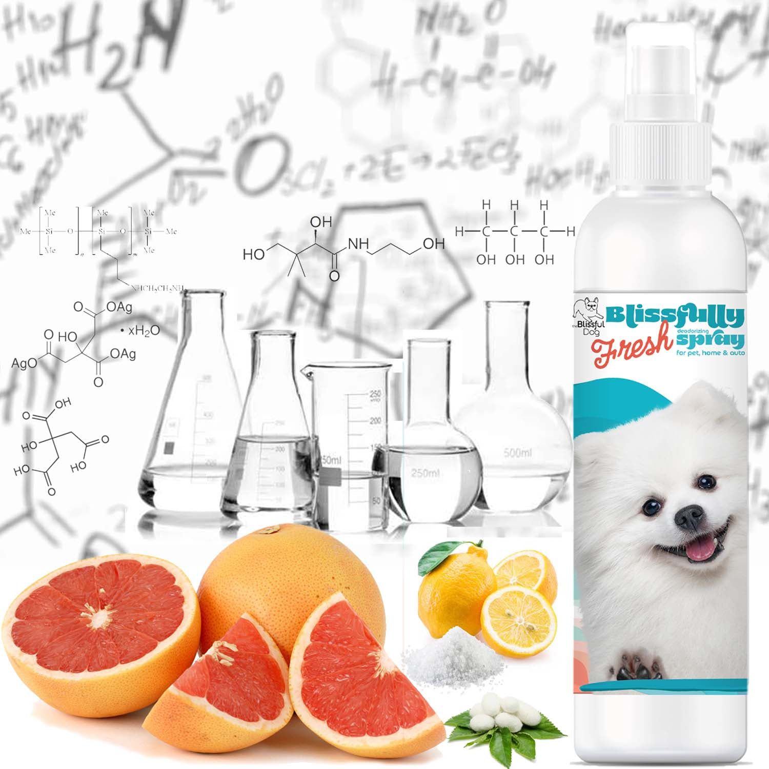 Blissfully Fresh™ Deodorizing Spray 8 OZ BOTTLE COMBO SPRAY The Blissful Dog